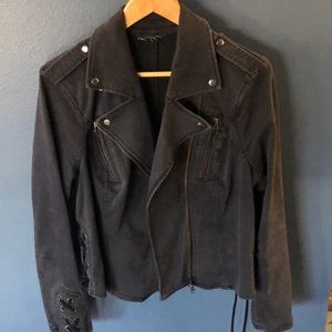 Fabric Moto Jacket